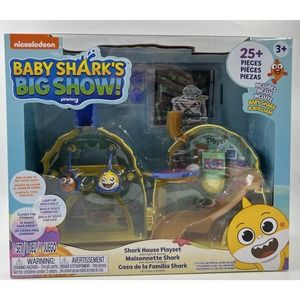 WowWee Baby Shark's Big Show! Shark House Playset Lights and Sounds Toddler Toy